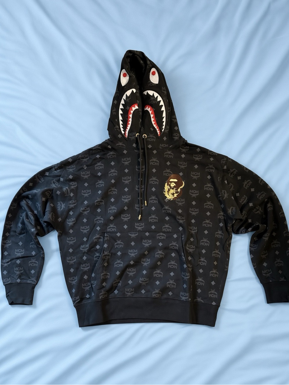 Black Bape Graphic Hoodie Sweatshirt